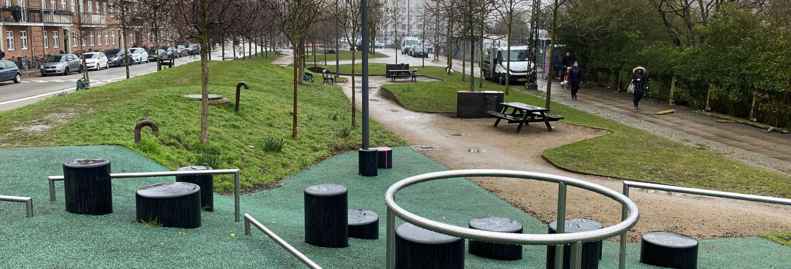 Legepladsen på Sønder Boulevard ved Carlsberg Station – Legeplads på Vesterbro